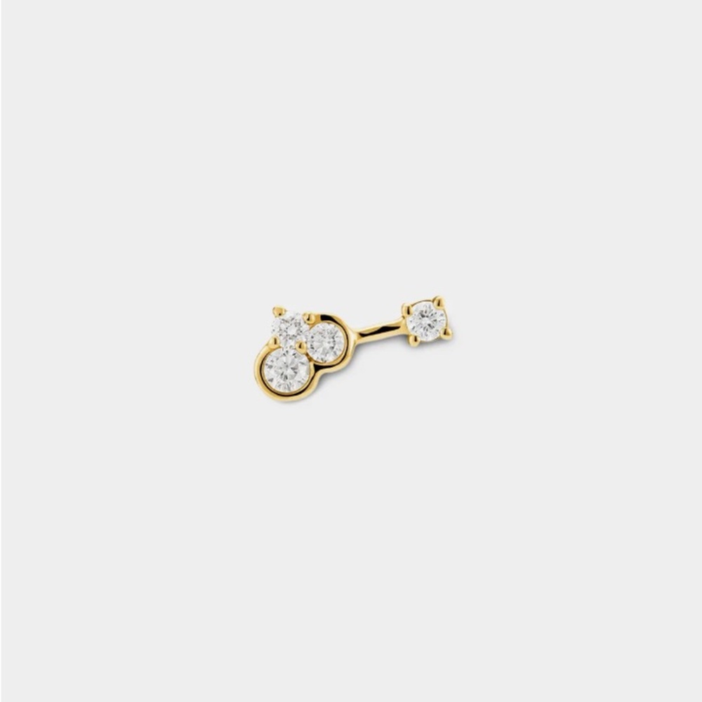 Mejuri Celeste Quadra Stud (Single)